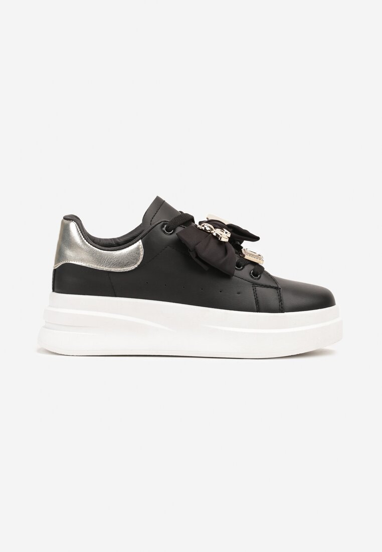 Sneakers Rorinia Negru cu argintiu