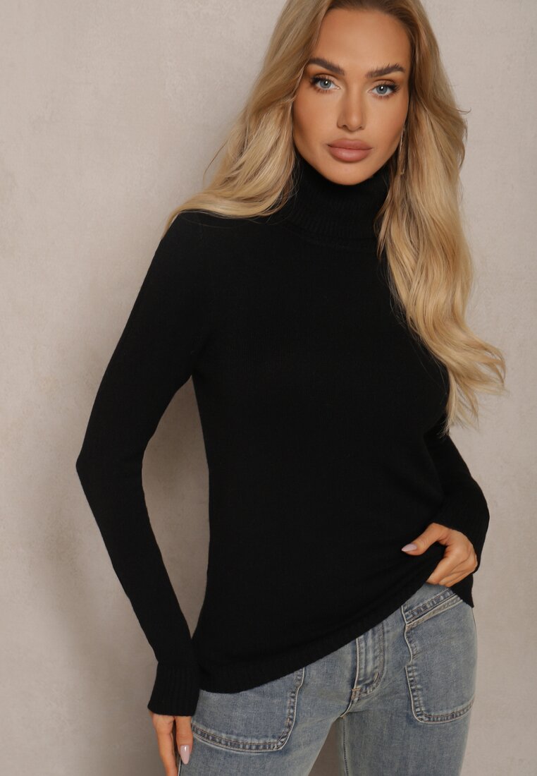 Pulover pe gât Avarima Negru
