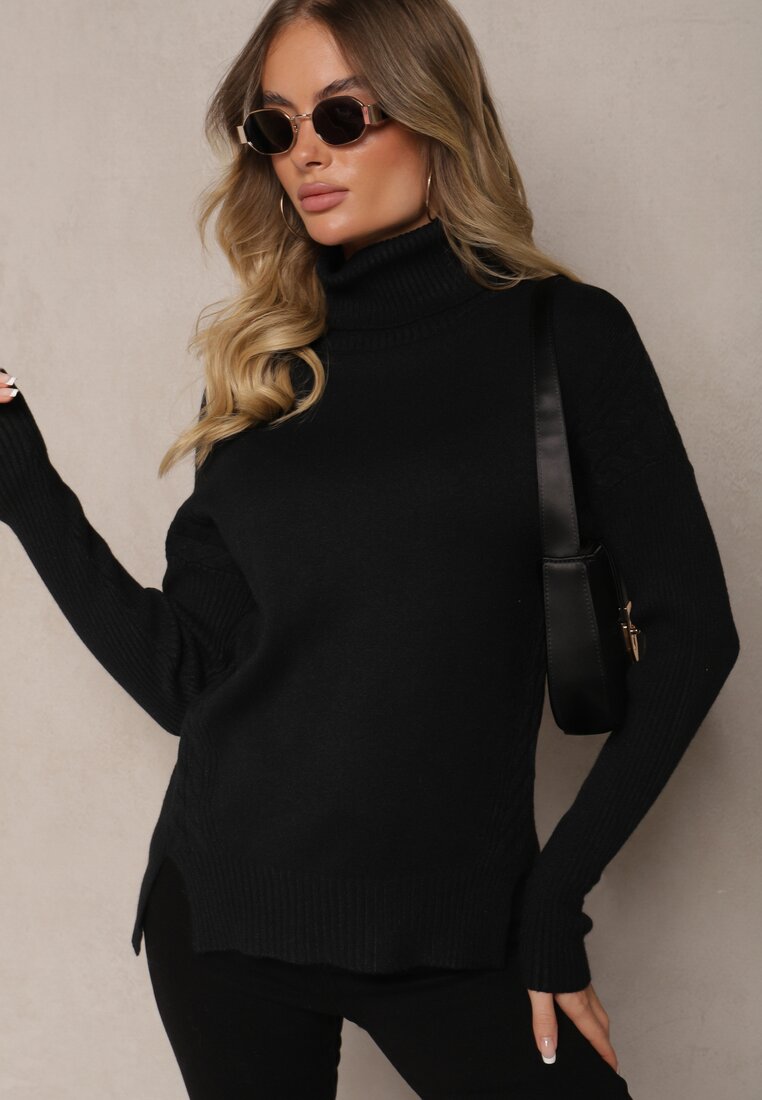 Pulover pe gât Cialisea Negru