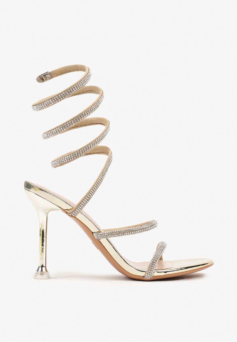 Pantofi stiletto Narolinea Aurii