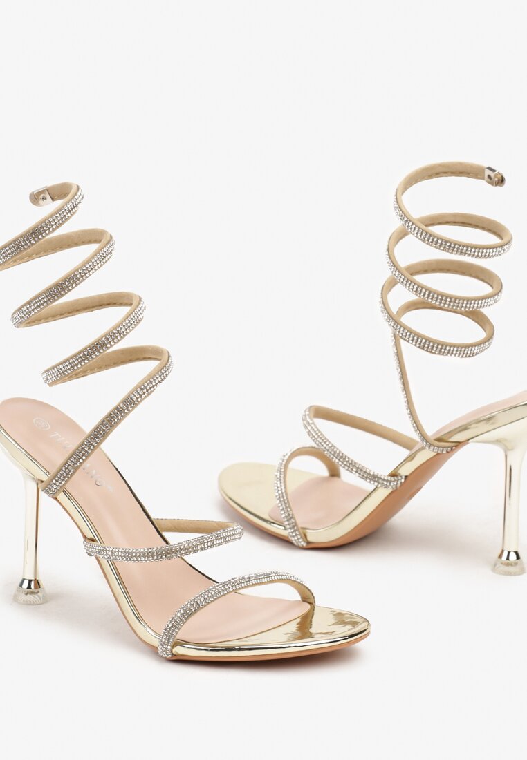 Pantofi stiletto Narolinea Aurii