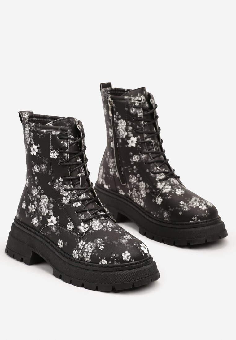 Botine Daitara Negru cu alb
