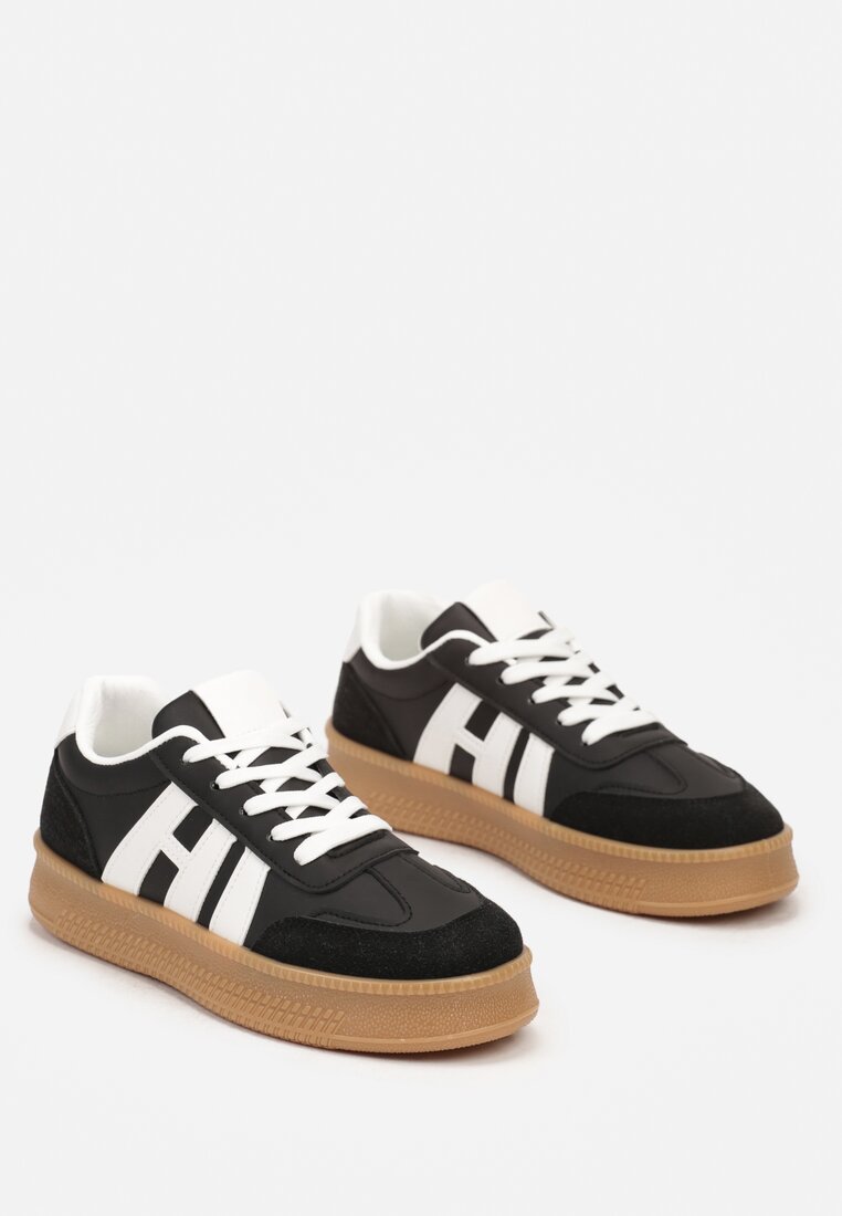 Sneakers Mialeria Negru cu alb