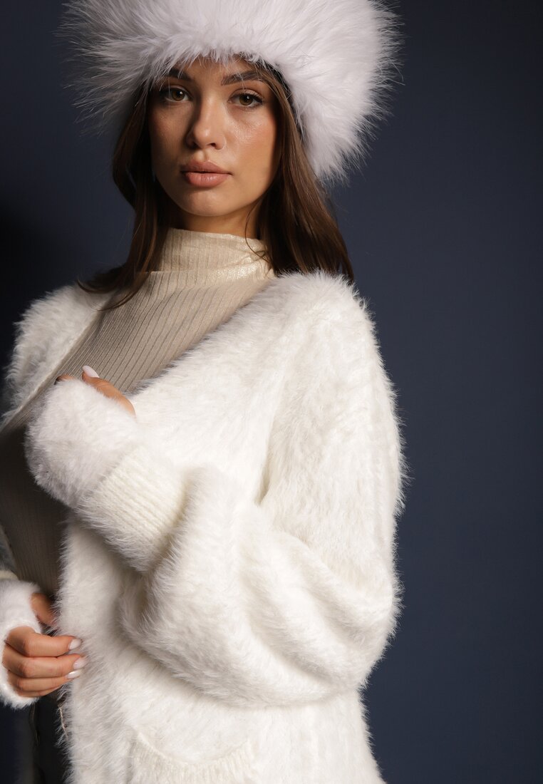 Cardigan Rianessa Alb