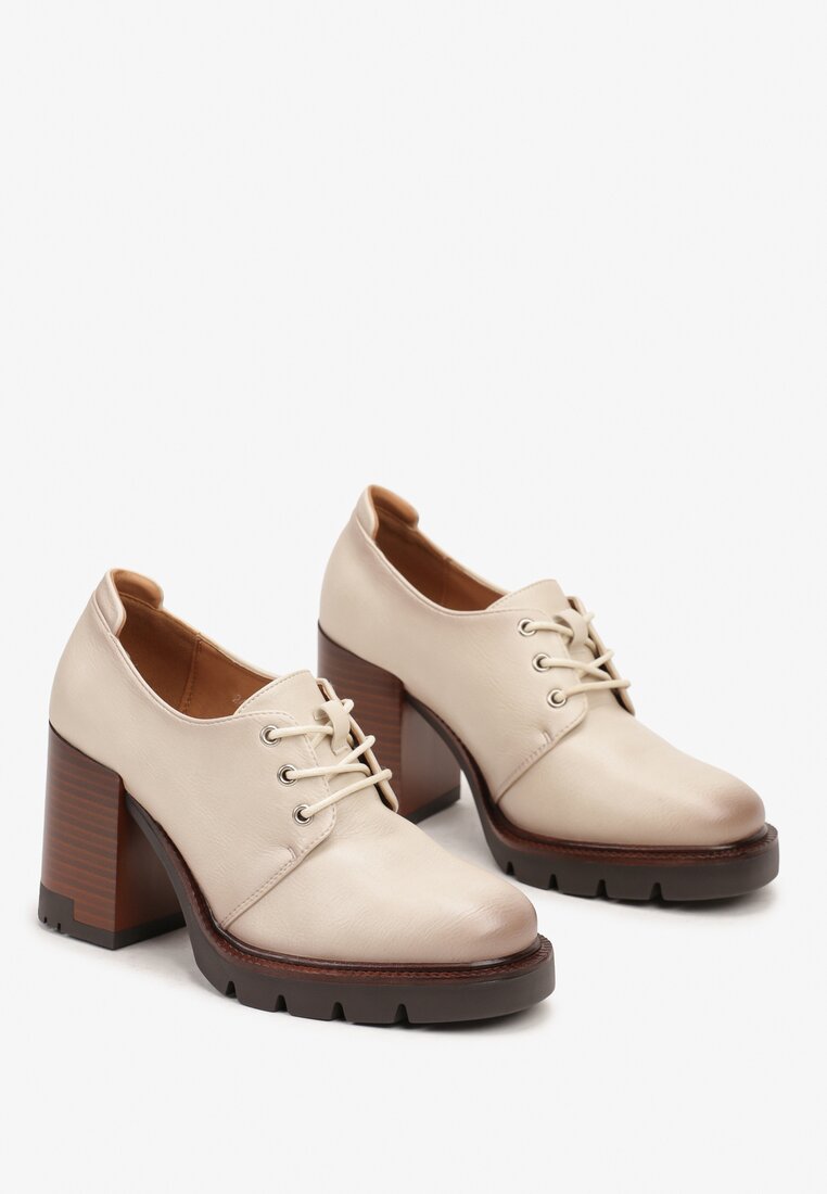 Pantofi casual Kailiara Bej