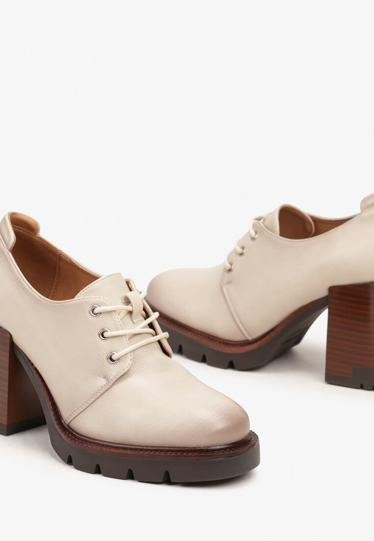 Pantofi casual Kailiara Bej