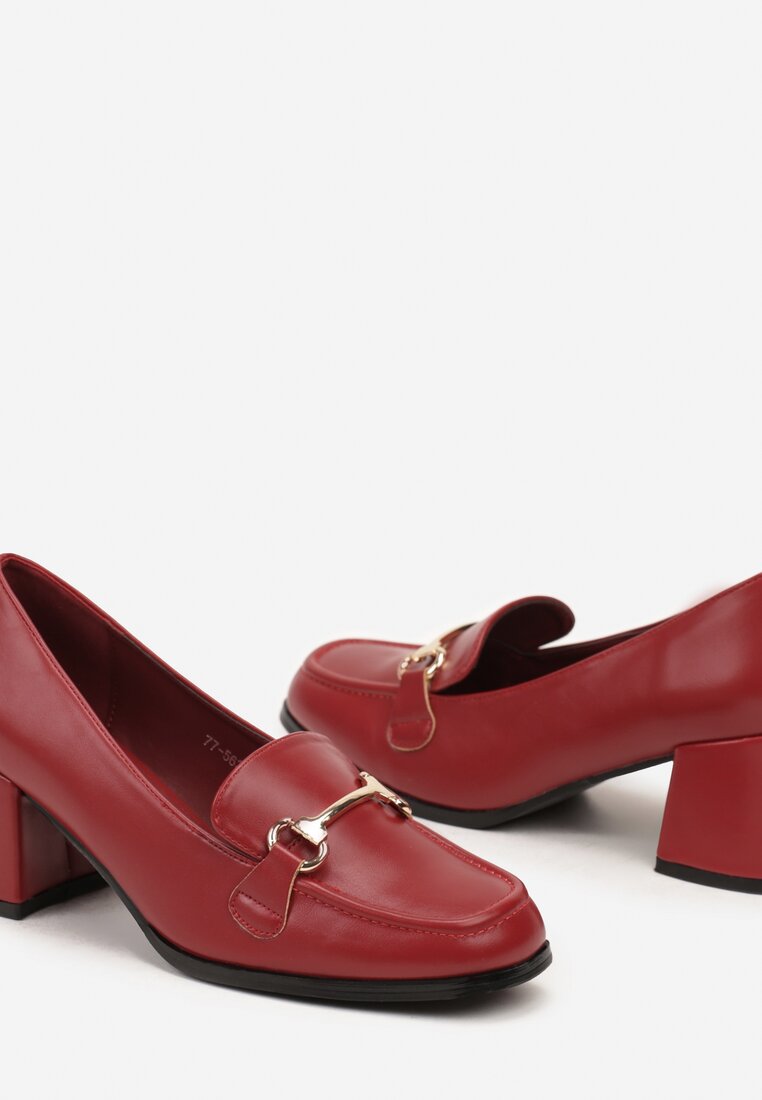 Pantofi casual Kaithra Bordo
