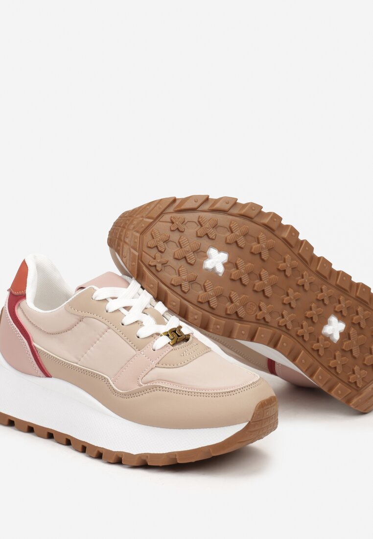 Sneakers Amirora Roz deschis