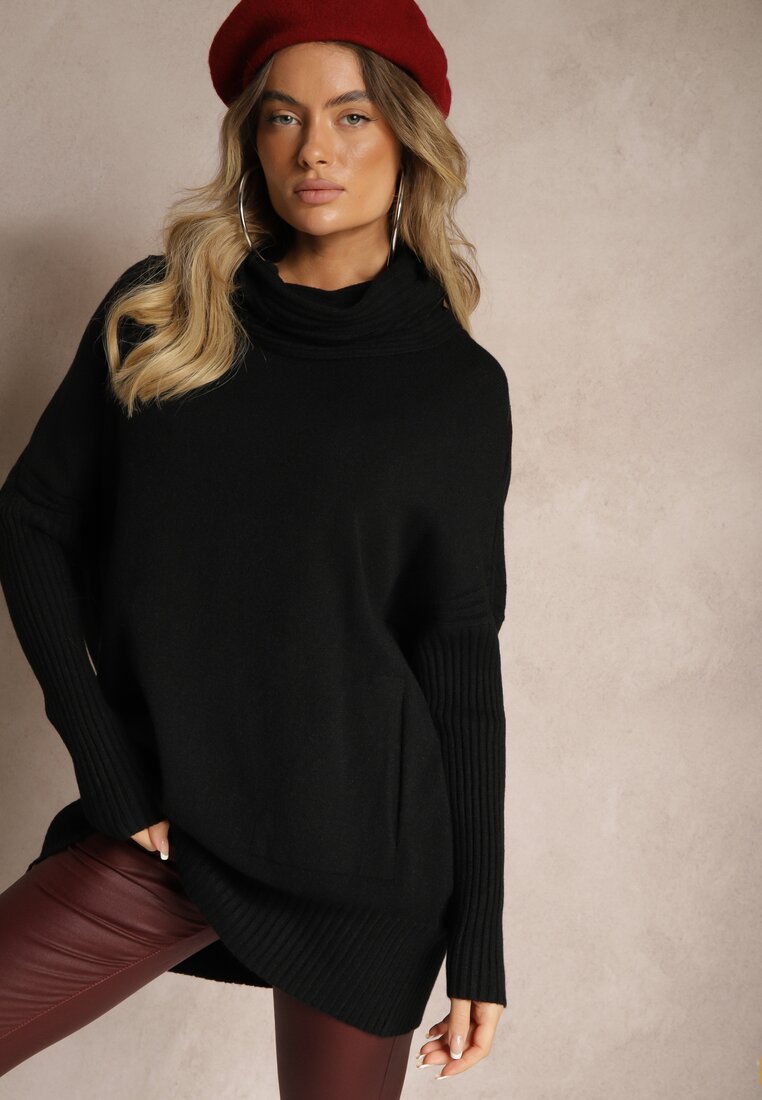 Pulover pe gât Celestelle Negru