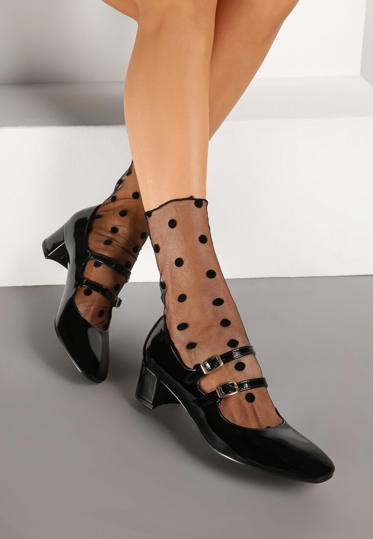 Pantofi cu toc Daithina Negri