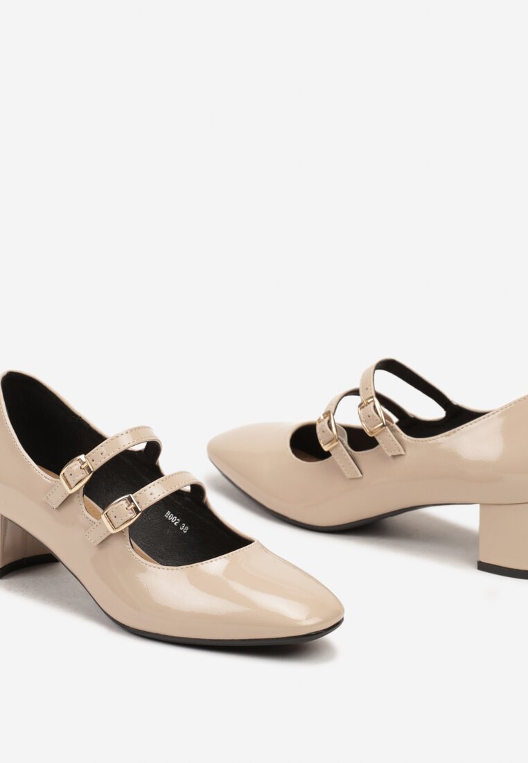 Pantofi cu toc Daithina Bej