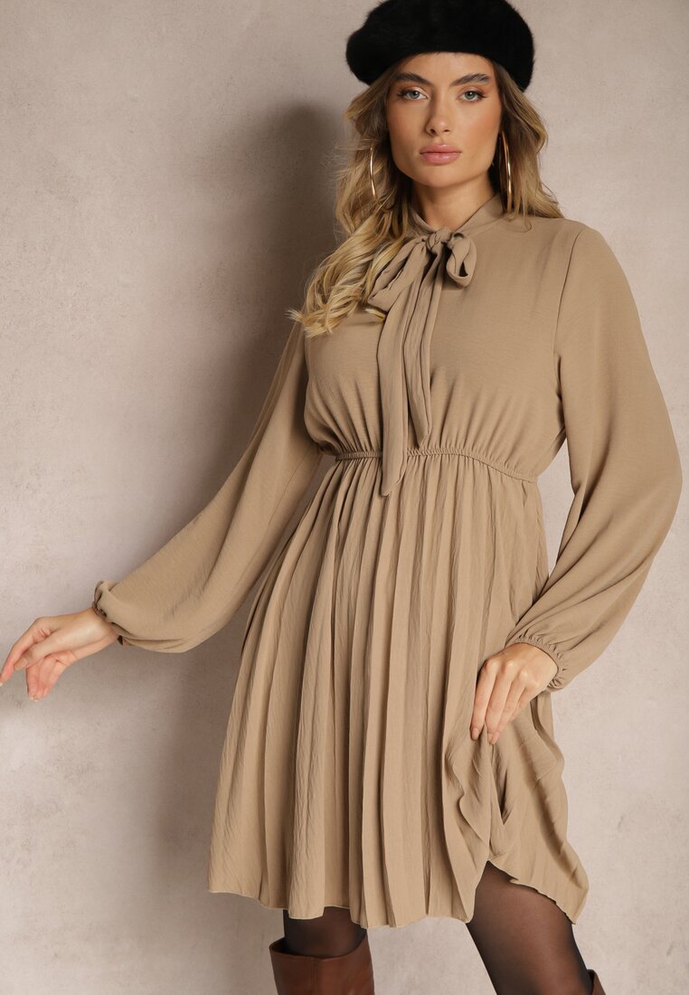 Rochie Belorinda Bej închis