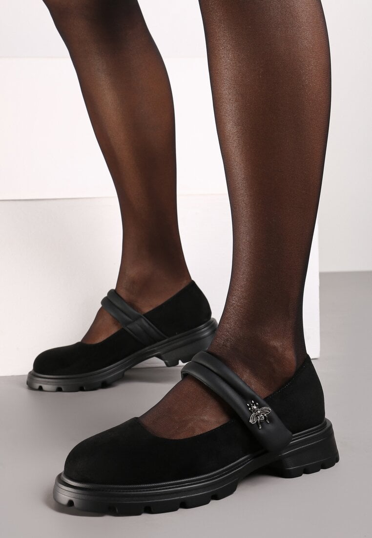 Pantofi casual Vairose Negri
