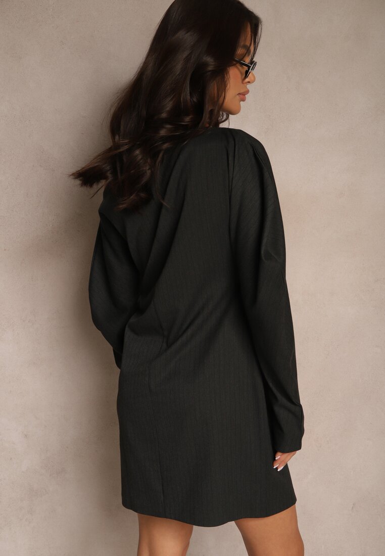 Rochie Sofirra Gri închis