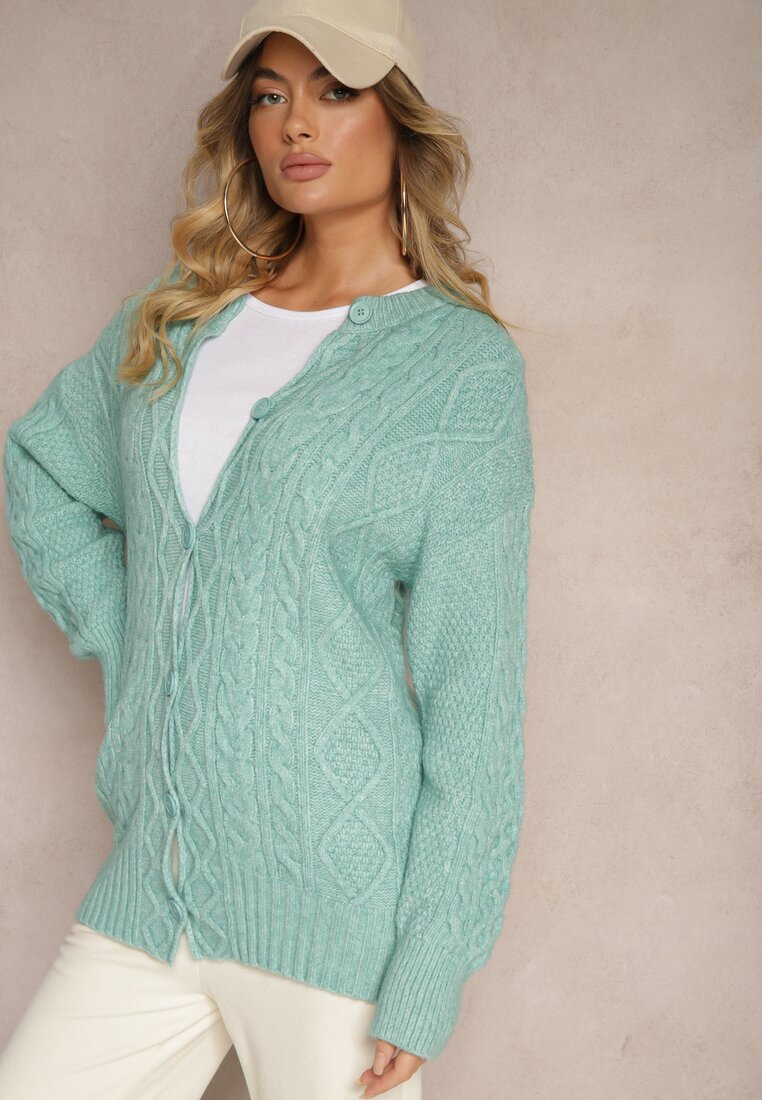 Cardigan Alorinda Verde mentă
