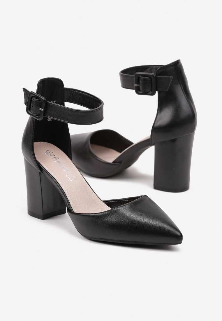 Pantofi cu toc Alorelle Negri