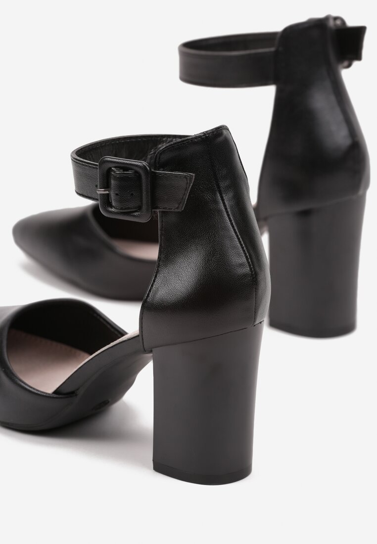 Pantofi cu toc Alorelle Negri
