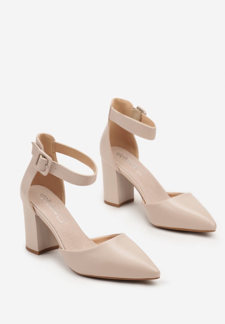 Pantofi cu toc Alorelle Bej