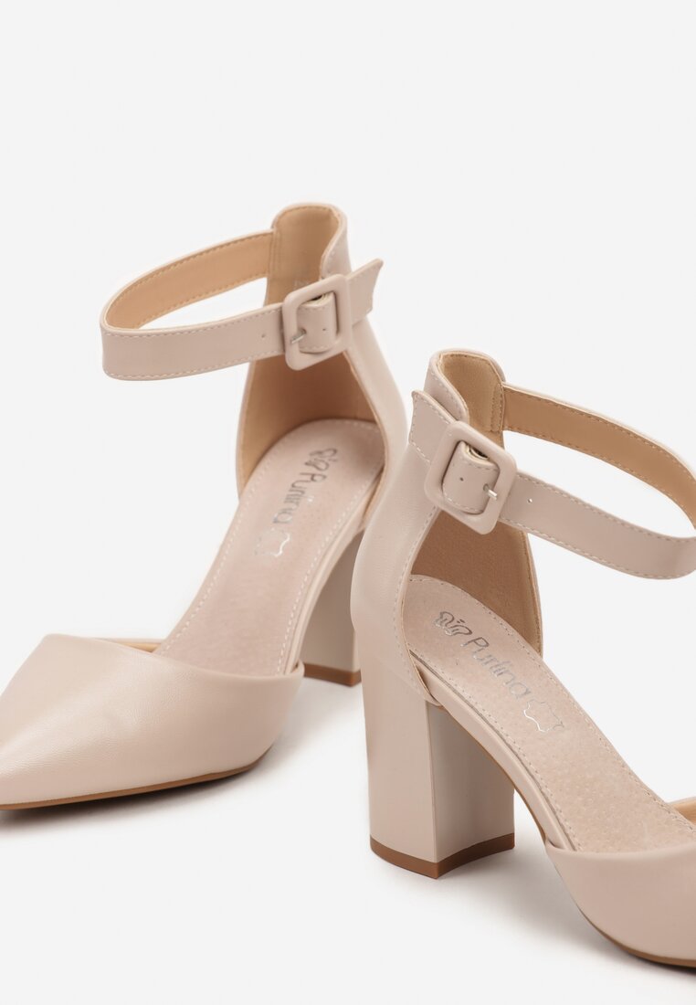 Pantofi cu toc Alorelle Bej
