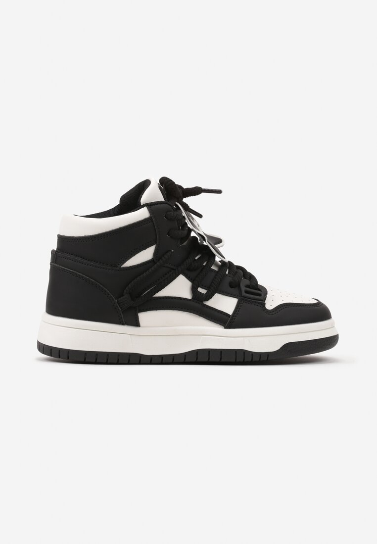 Sneakers Saveline Alb cu negru
