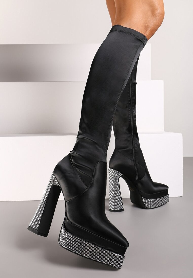 Cizme Evalianne Negre