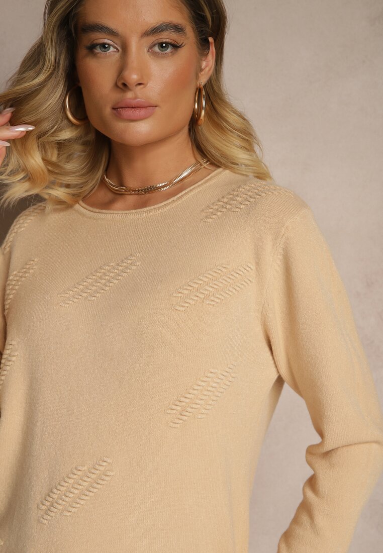 Pulover Melornia Bej închis