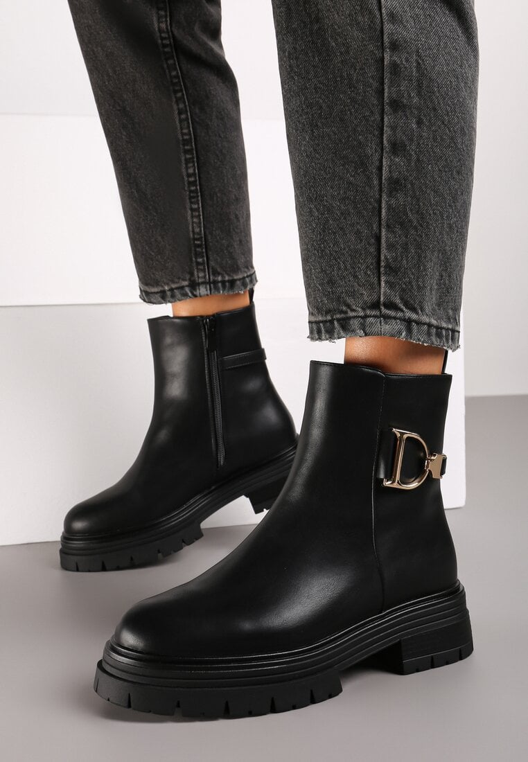 Botine Linitha Negre