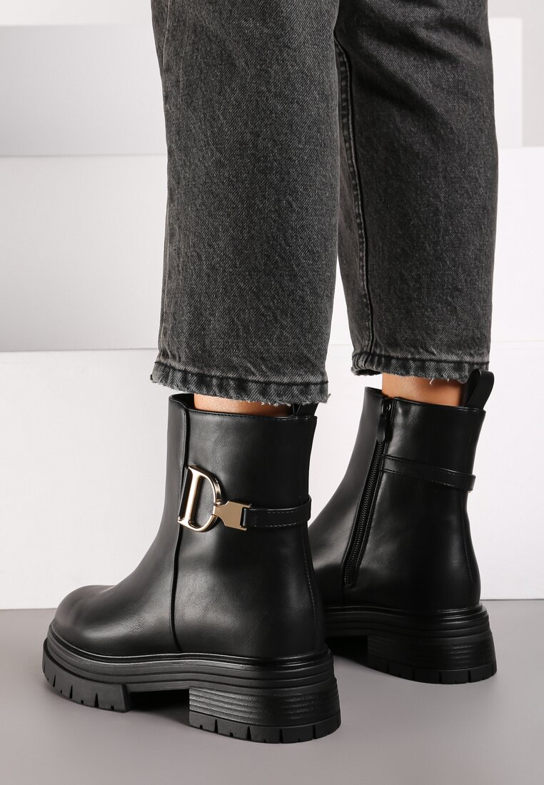 Botine Linitha Negre
