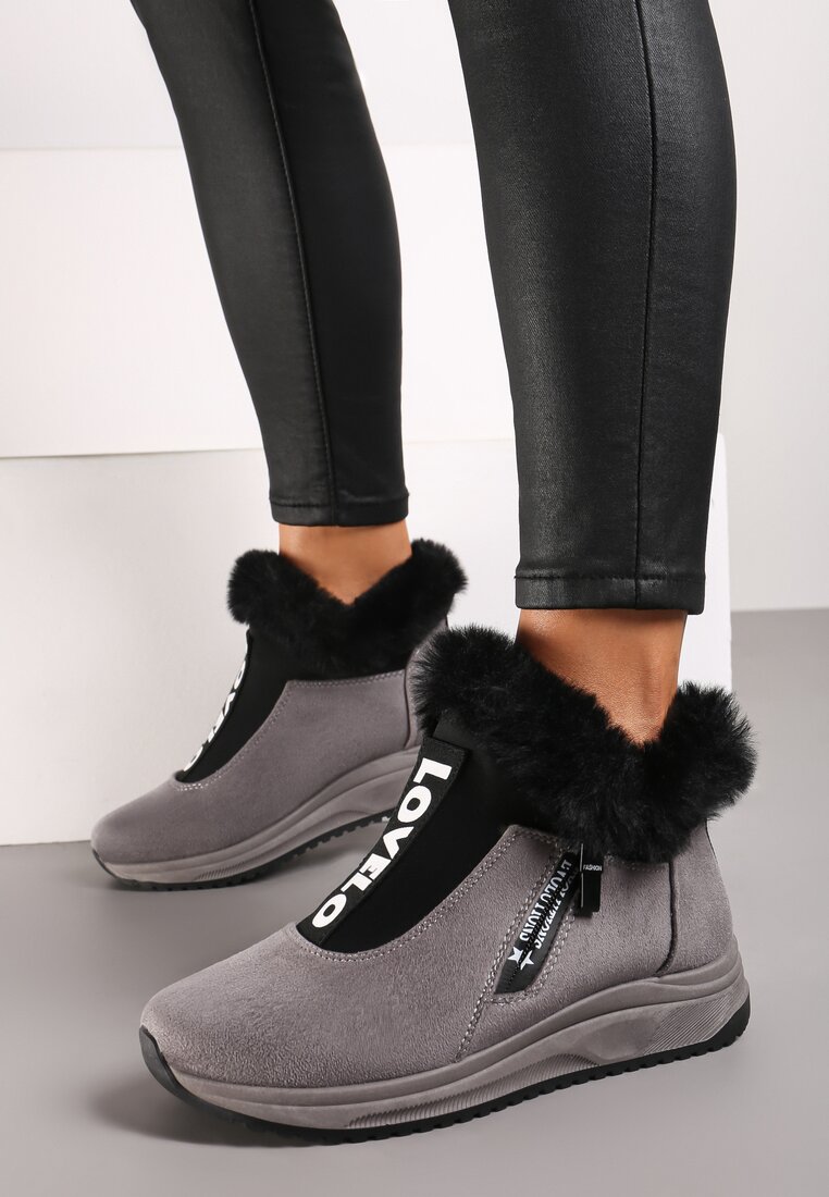Botine Relabria Gri