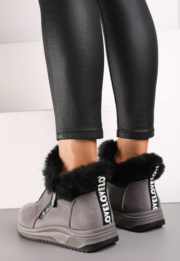 Botine Relabria Gri