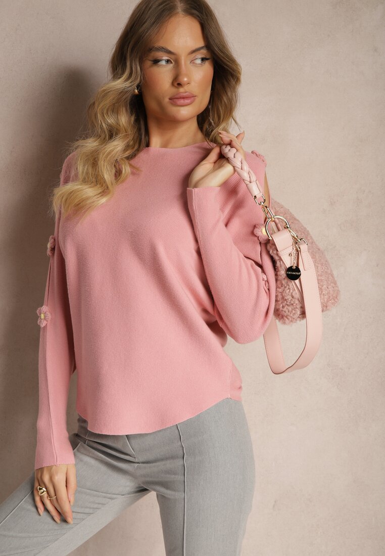 Pulover Evathia Roz închis