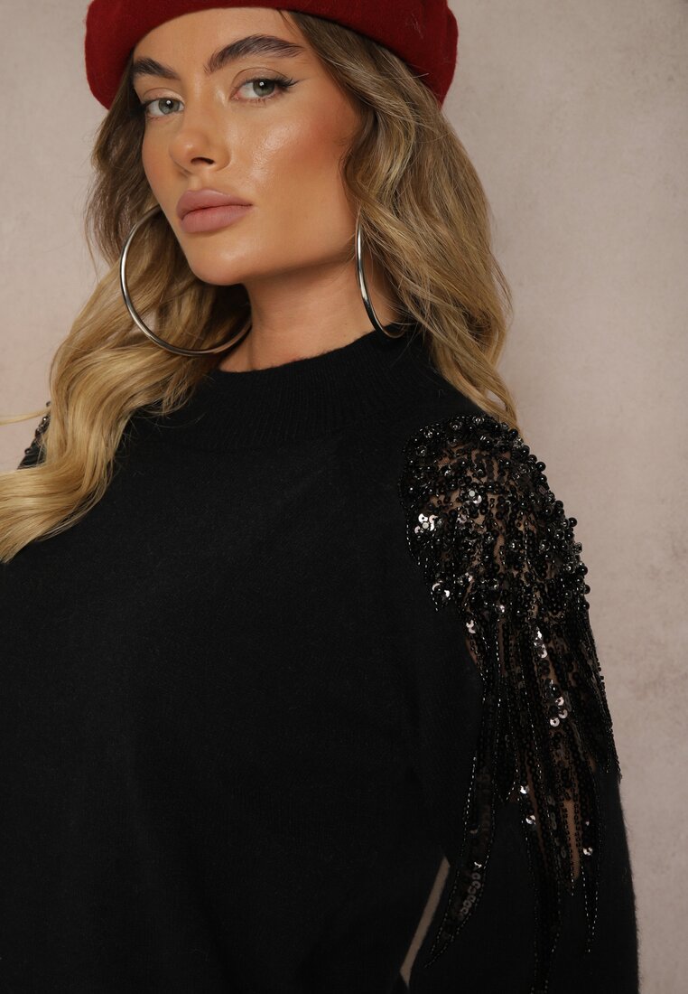 Pulover Nevaselle Negru