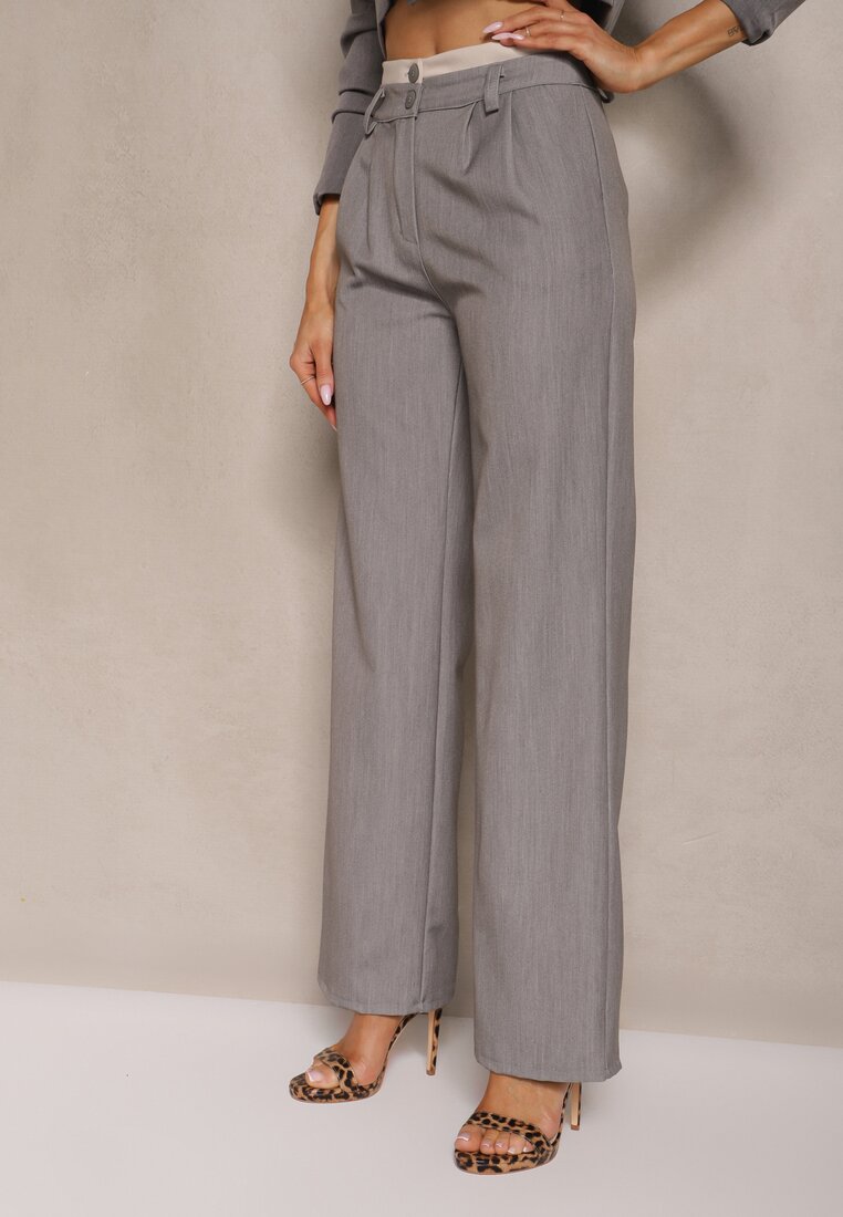 Pantaloni Gri deschis