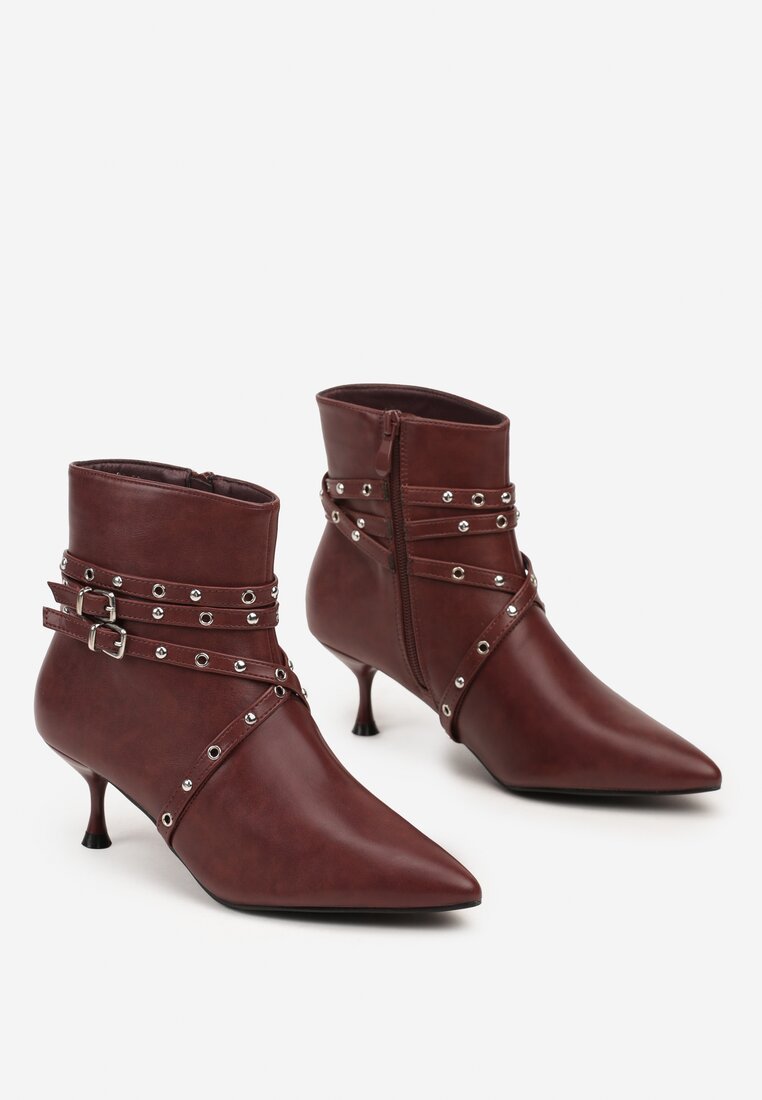 Botine Lobelina Bordo