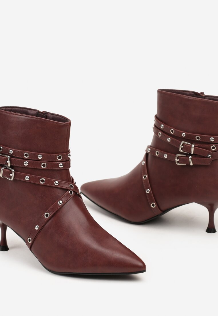 Botine Lobelina Bordo