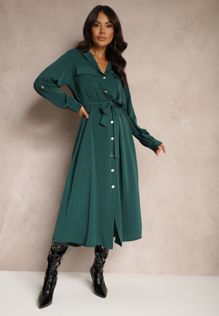 Rochie Ivalorae Verde închis