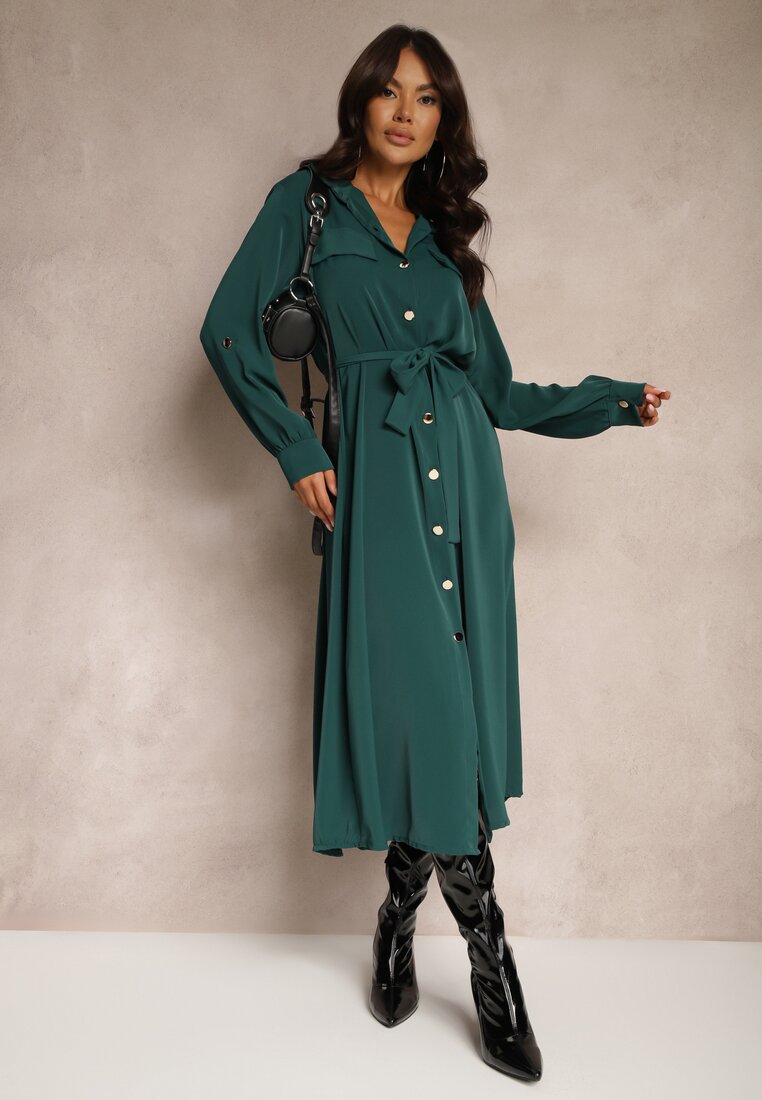 Rochie Ivalorae Verde închis