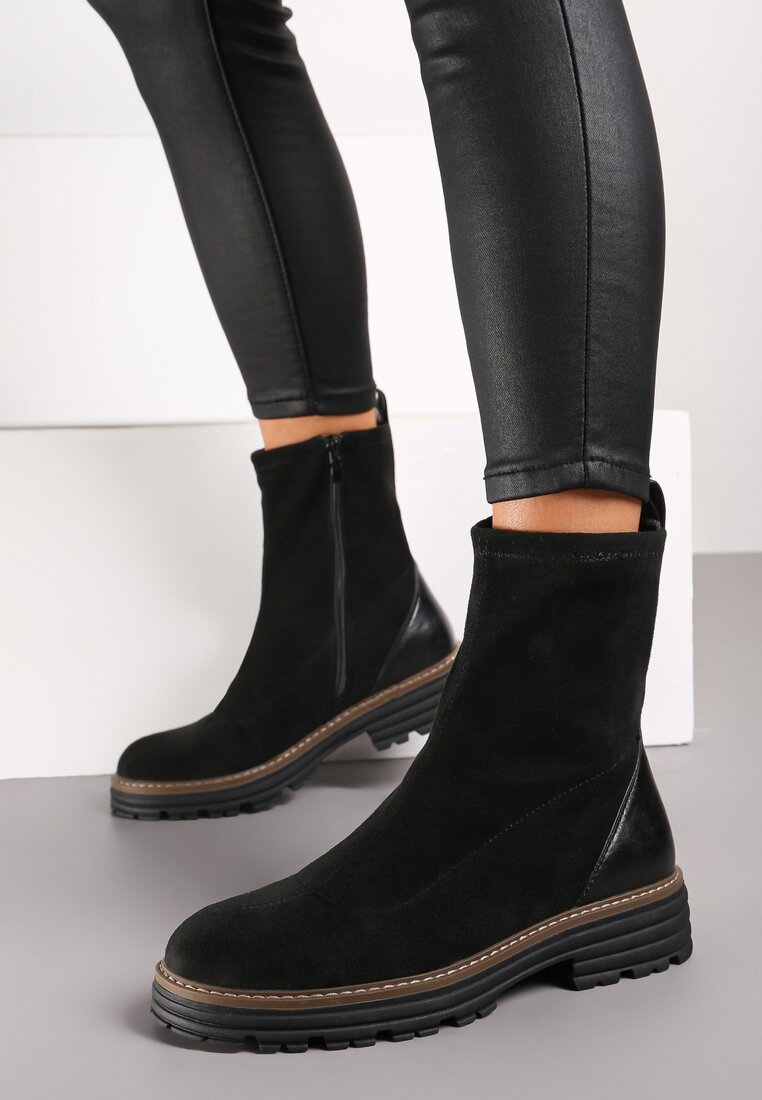 Botine Vioriela Negre