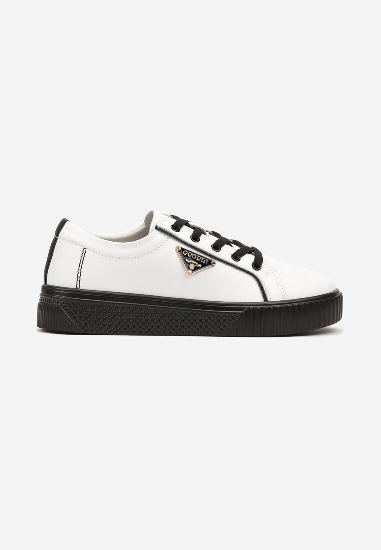 Sneakers Melabra Alb cu negru