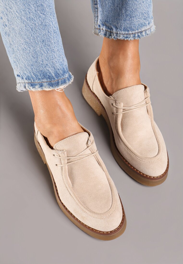 Pantofi casual Inalith Bej
