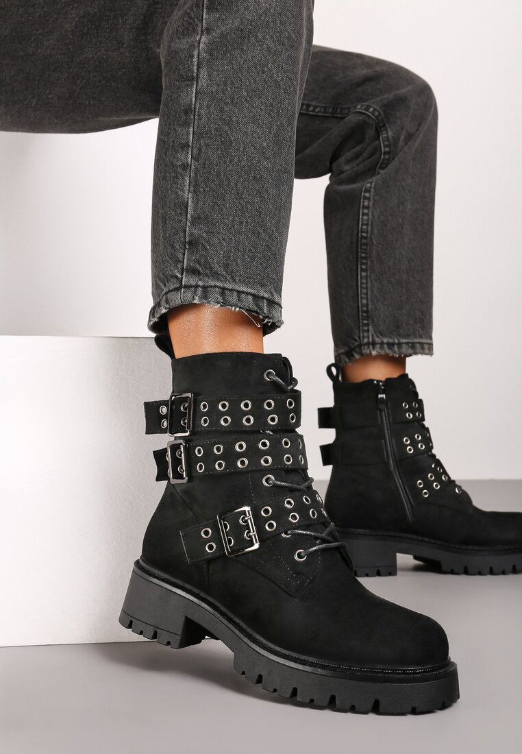 Botine Alleine Negre