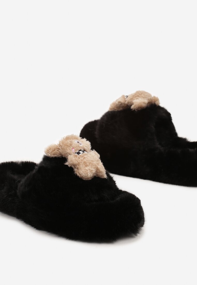 Papuci de casă Larievia Negri