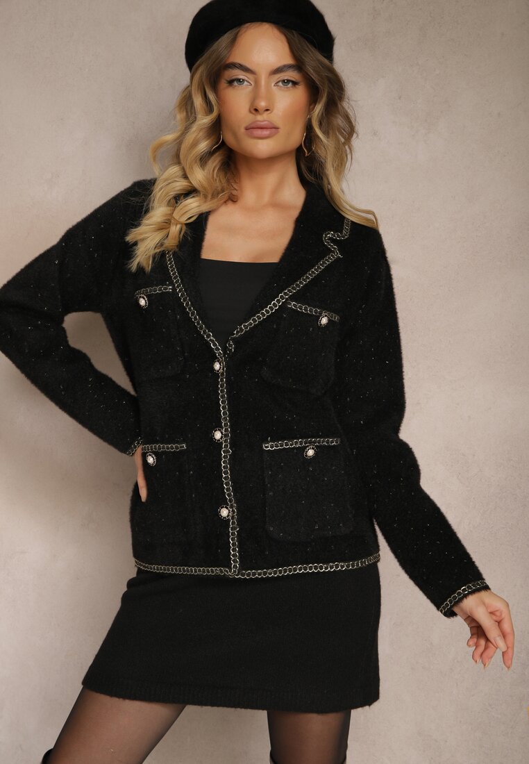 Cardigan Negru