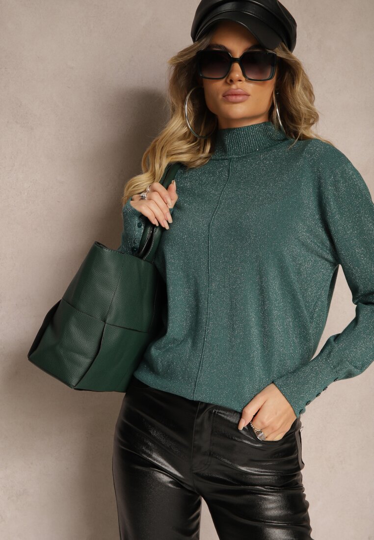 Pulover Onorvia Verde închis