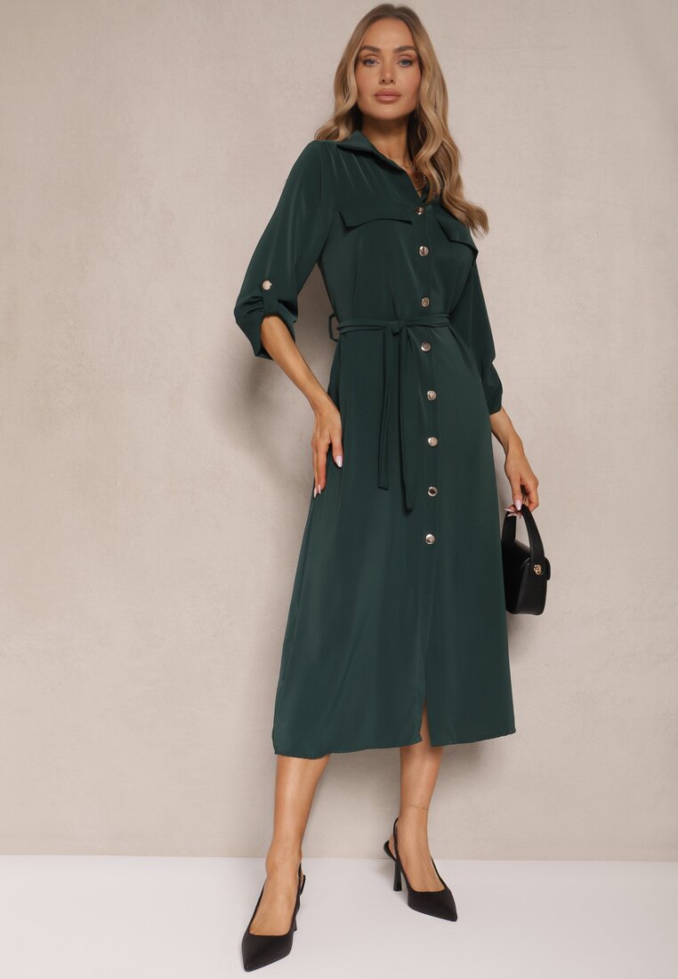 Rochie Kortiana Verde închis