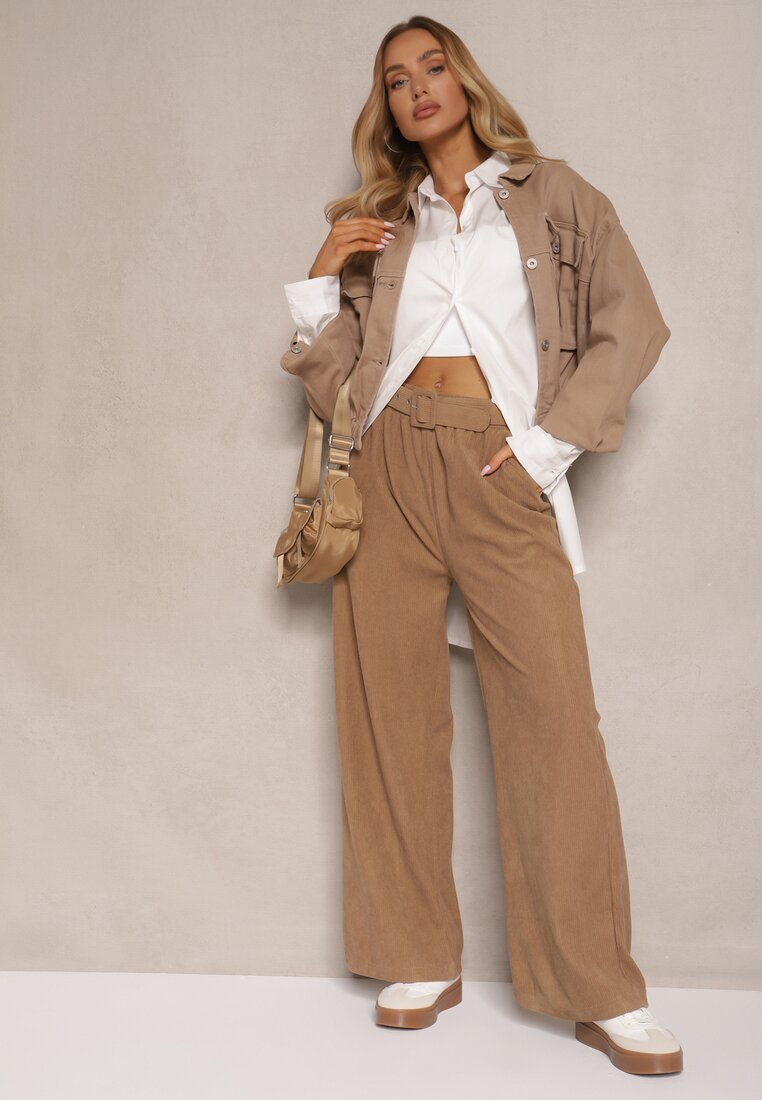 Pantaloni Valoma Bej