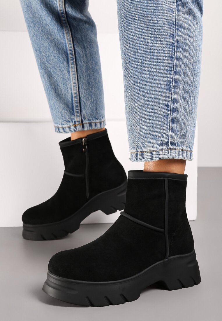 Botine Cinzina Negre