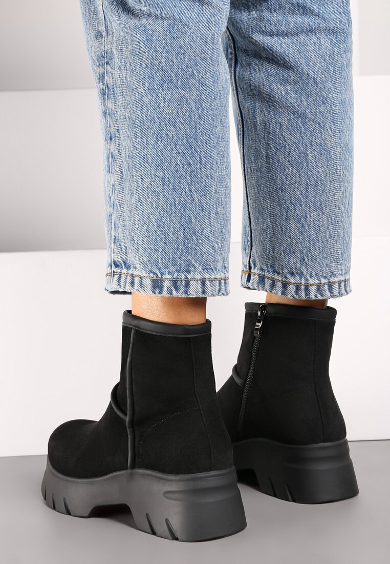 Botine Cinzina Negre