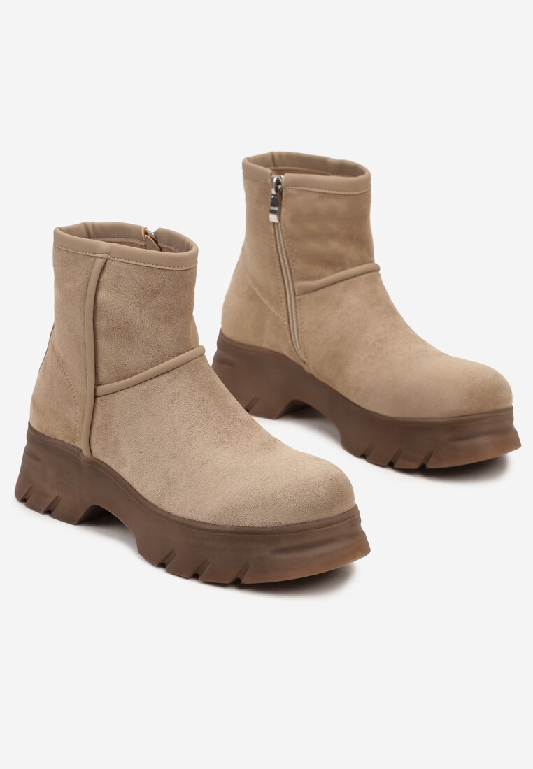 Botine Cinzina Bej