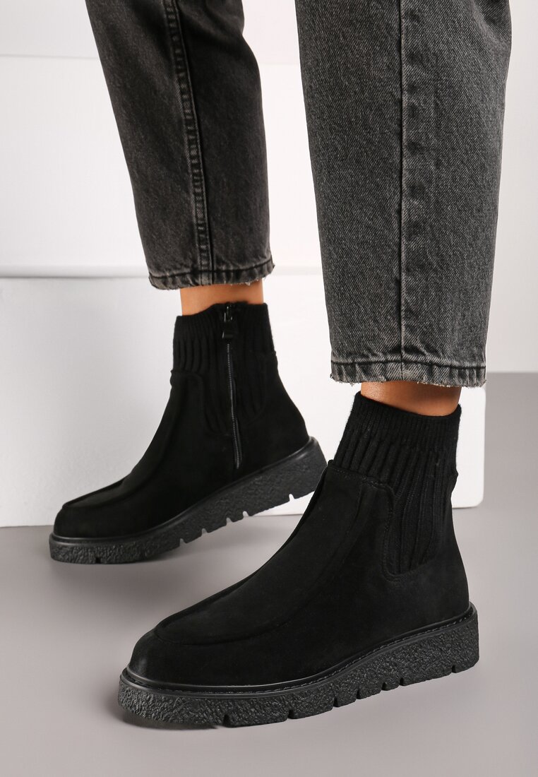 Botine Manzina Negre